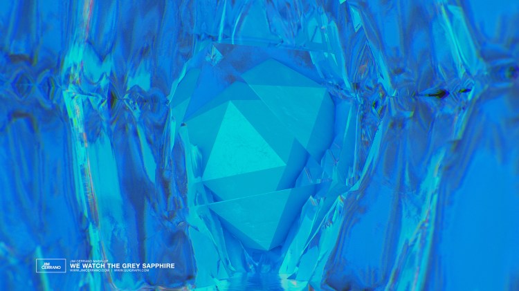 Jim Cerrano We Watch The Grey Sapphire Medium Wallpaper